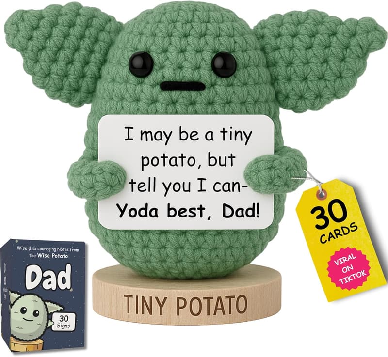 Father's Day Baby Yoda Crochet -