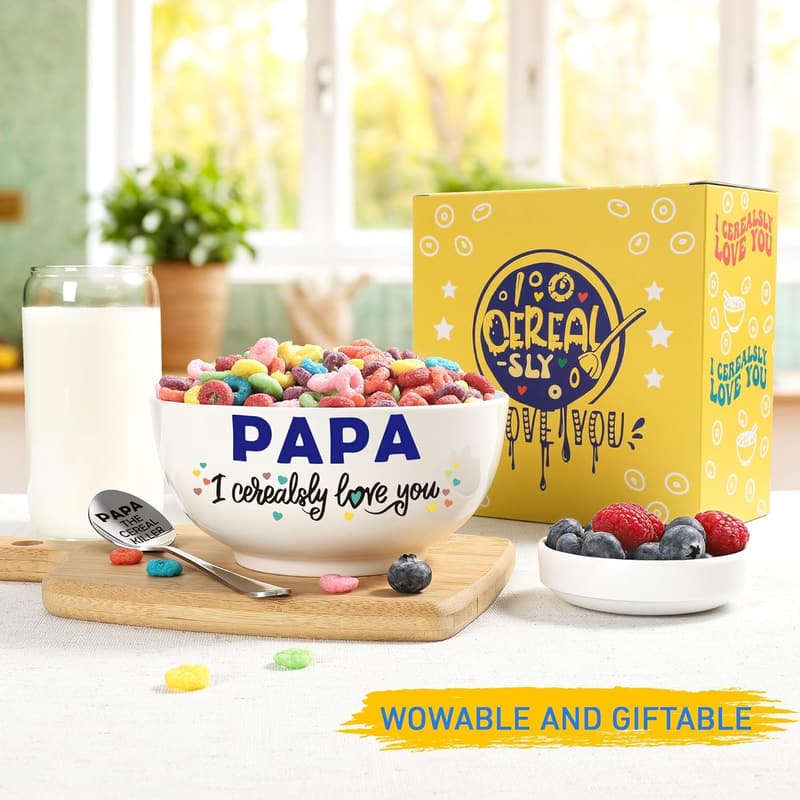 Father's Day Papa Cereal Bowl - 