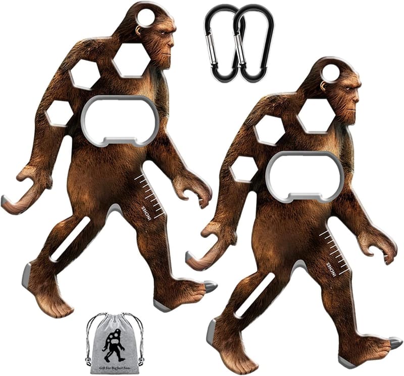 Outdoor Tool Carabiner Set, Stainless Steel