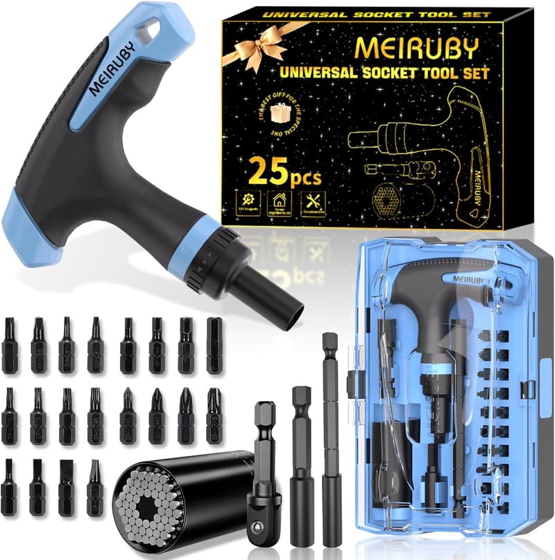 Valentine's T-Handle Ratchet Driver Set for Men