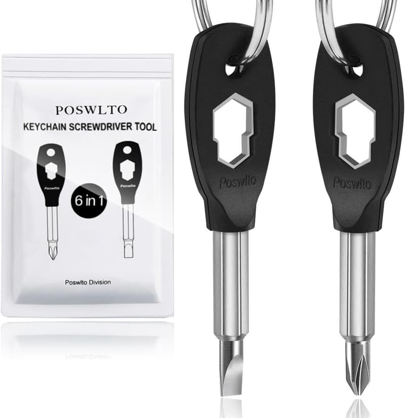 Christmas Men's 6-in-1 Keychain Screwdriver Tool