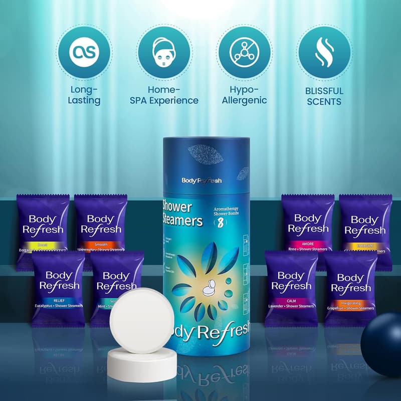 Father's Day Men's Shower Steamers Gift Set