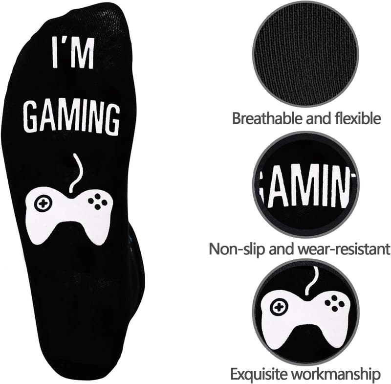 Christmas Gaming Socks for Men and Teens
