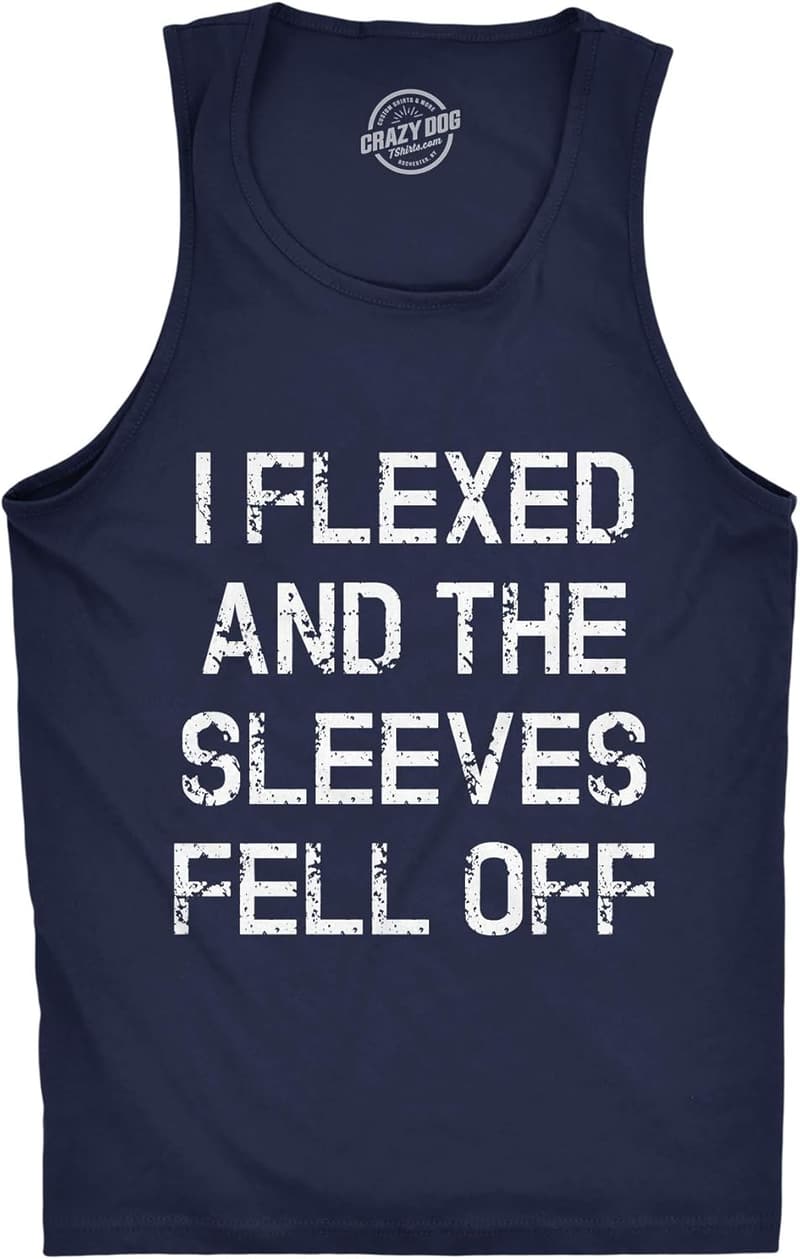 Funny Men's Gym Tank Top - 