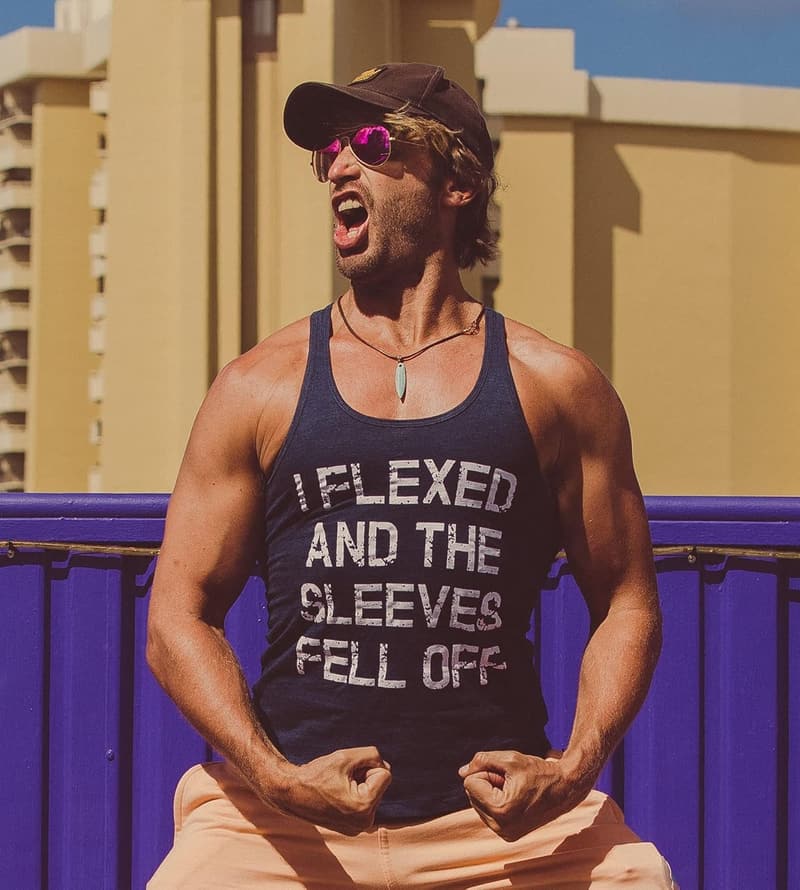 Funny Men's Gym Tank Top - 