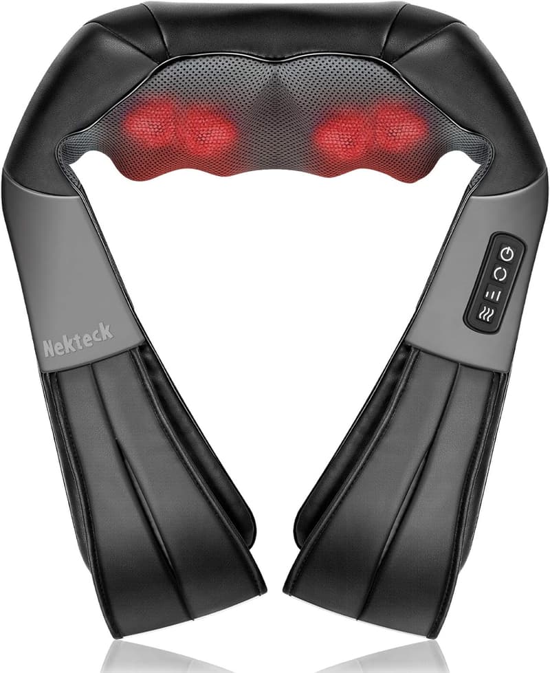 Shiatsu Neck & Back Massager with Heat for Pain Relief