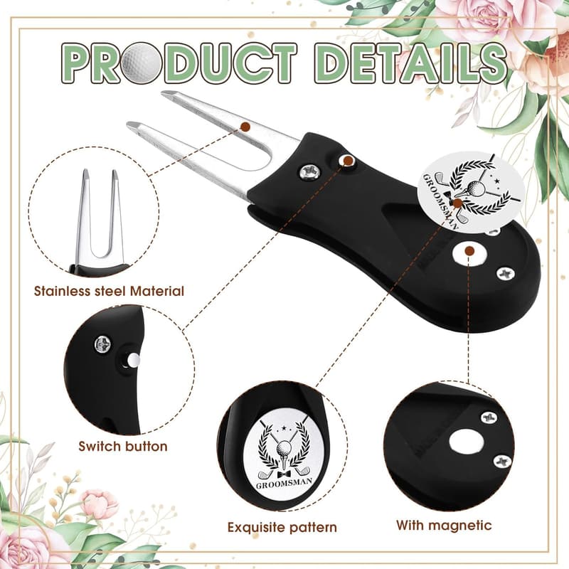 Groomsman Proposal Golf Gift Set with Card & Marker