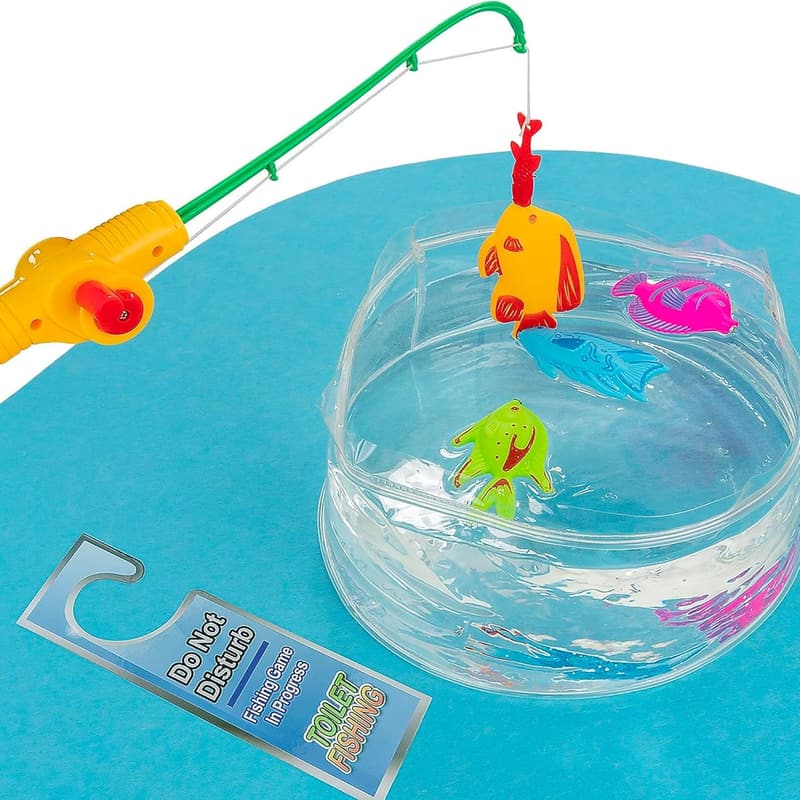 Toilet Fishing Game - Funny Bathroom Gift