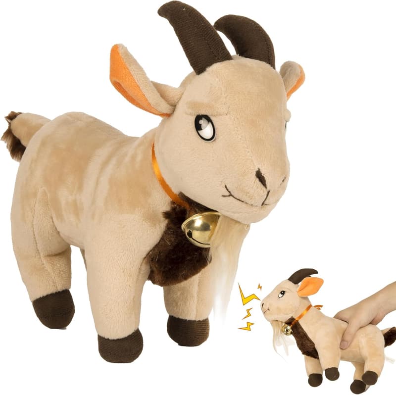 Funny Screaming Goat Plush - Gag Gift for Friends