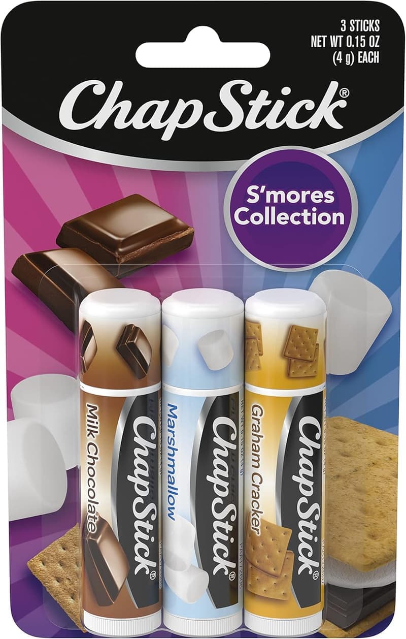 S'more Lip Balm Variety Pack, 0.15oz (3-Pack)