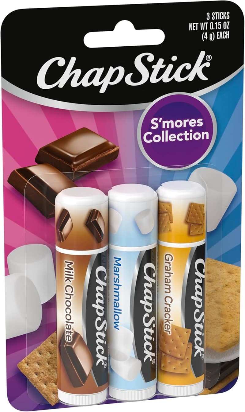 S'more Lip Balm Variety Pack, 0.15oz (3-Pack)