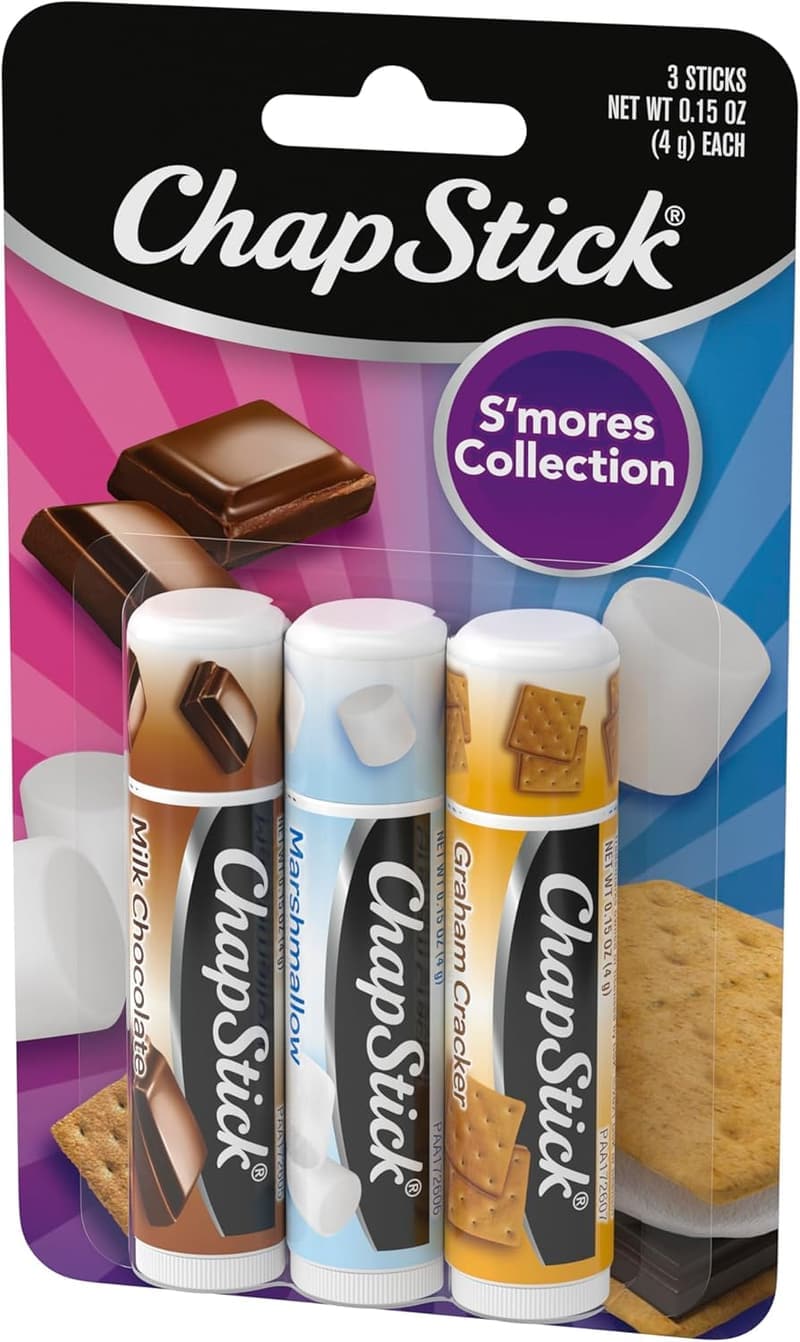 S'more Lip Balm Variety Pack, 0.15oz (3-Pack)