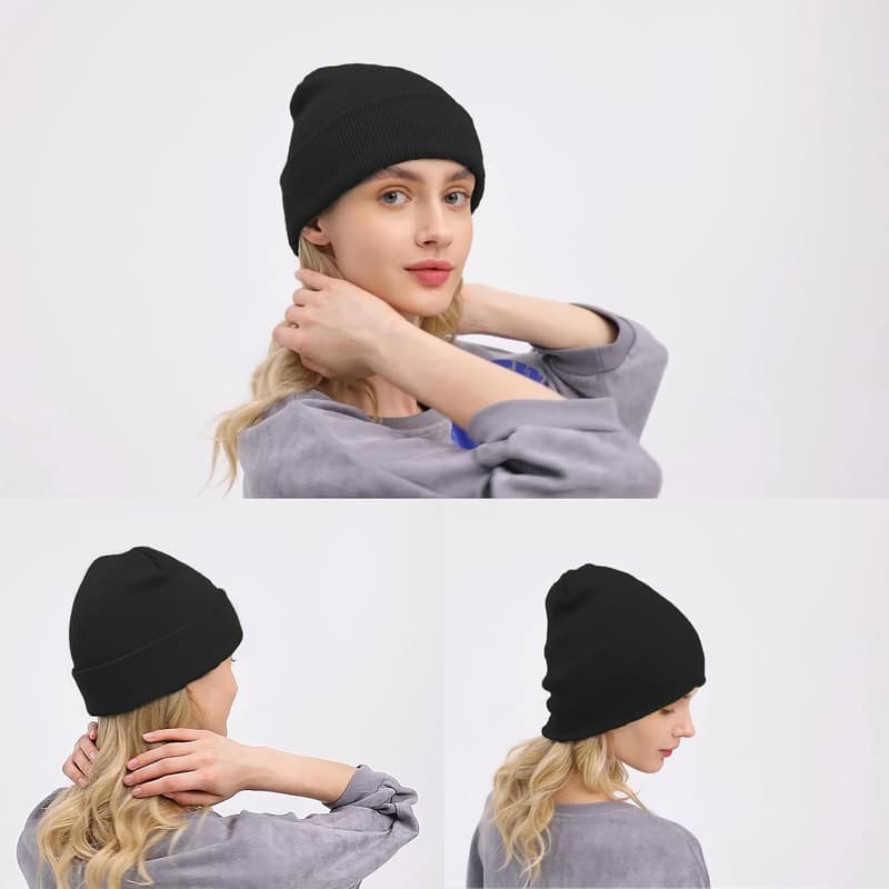 Winter Knit Slouchy Beanie for Men & Women
