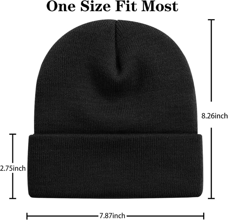 Winter Knit Slouchy Beanie for Men & Women