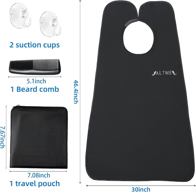 Beard Trimming Apron - Waterproof Non-Stick Gift for Men