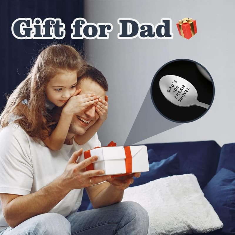 Father's Day Engraved Spoon Shovel for Dad