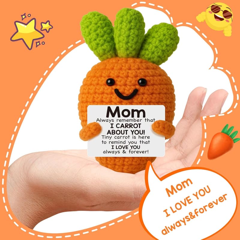 Mother's Day Plush Carrot Gift for Mom