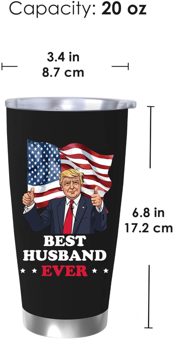 Husband Birthday 20 oz Stainless Steel Travel Tumbler