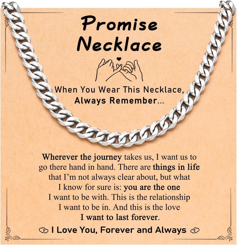 Anniversary Cuban Link Chain Necklace for Men