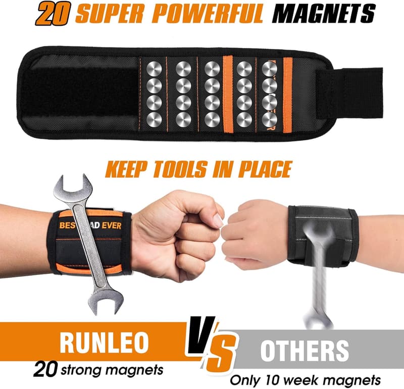 Father's Day Magnetic Tool Wristband for Dad