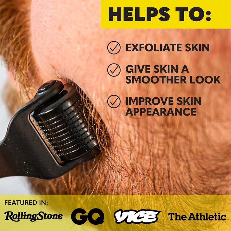 Beard Growth Kit with Cedar Infused Oil & Roller