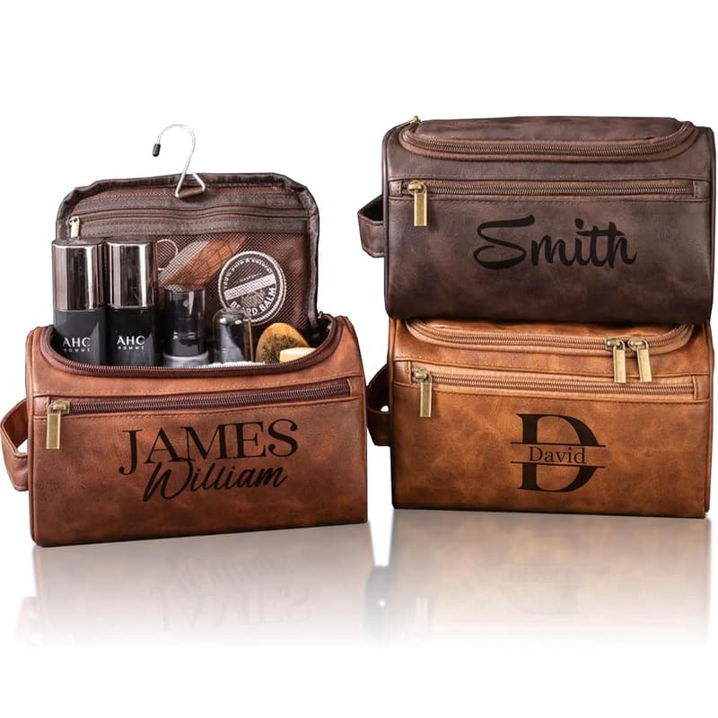 Father's Day Personalized Toiletry Bag for Men