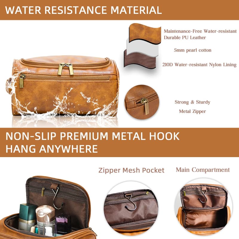 Father's Day Personalized Toiletry Bag for Men