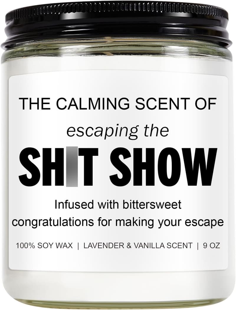 Farewell Sarcastic Candle - Coworker Leaving Gift