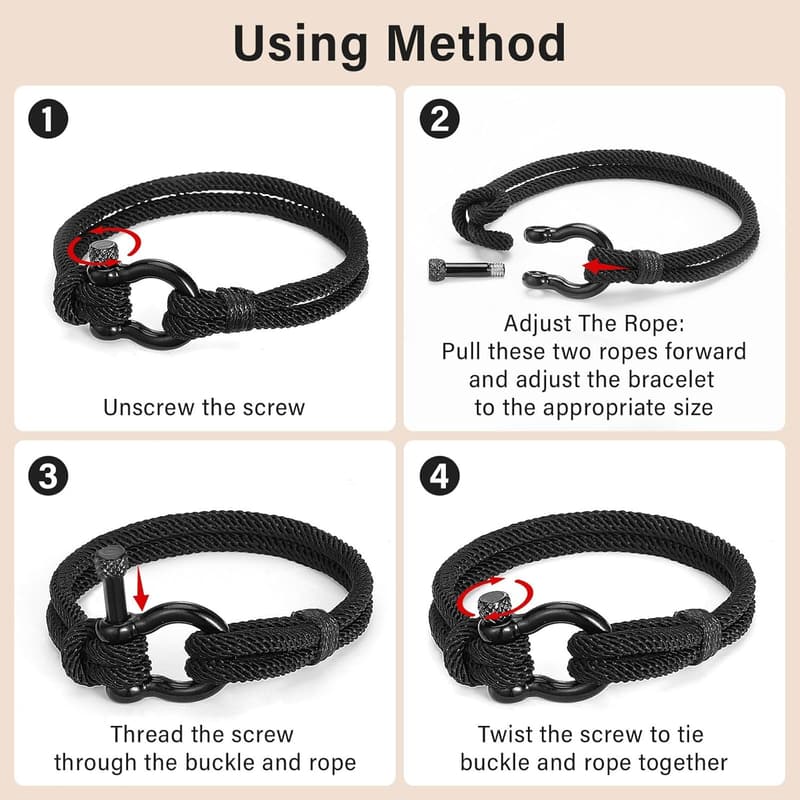 Father's Day Inspirational Bracelet for Men & Teens