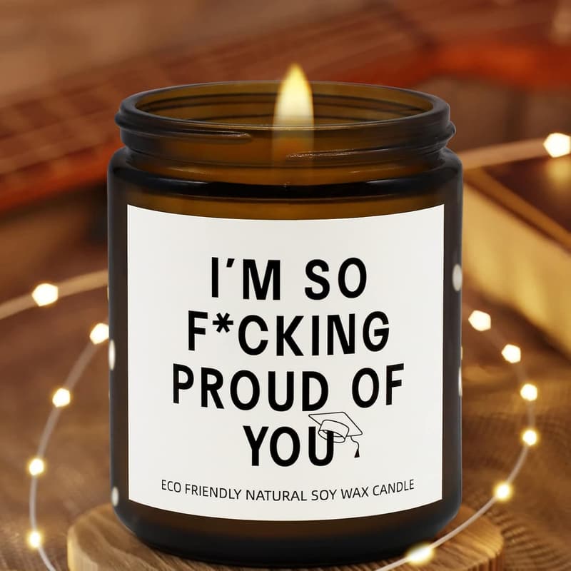 Graduation Gardenia Candle for Graduates