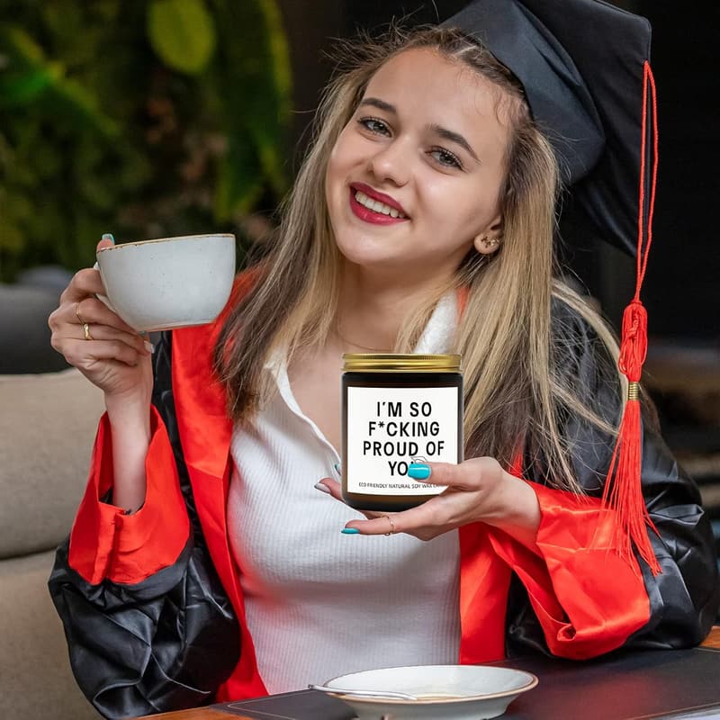 Graduation Gardenia Candle for Graduates