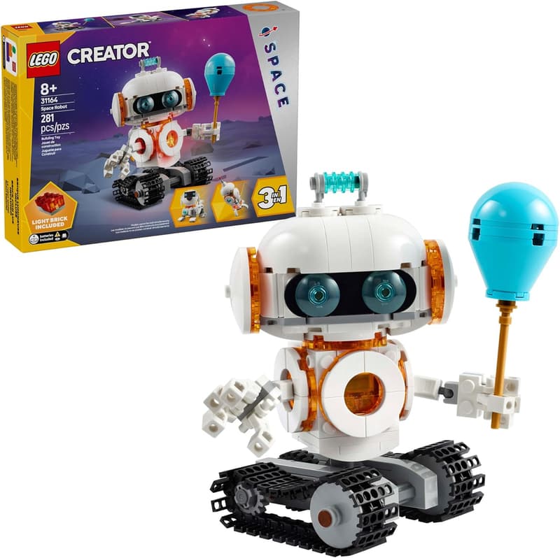 3-in-1 Space Robot Building Kit for Kids, Ages 8+