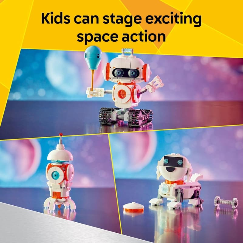 3-in-1 Space Robot Building Kit for Kids, Ages 8+