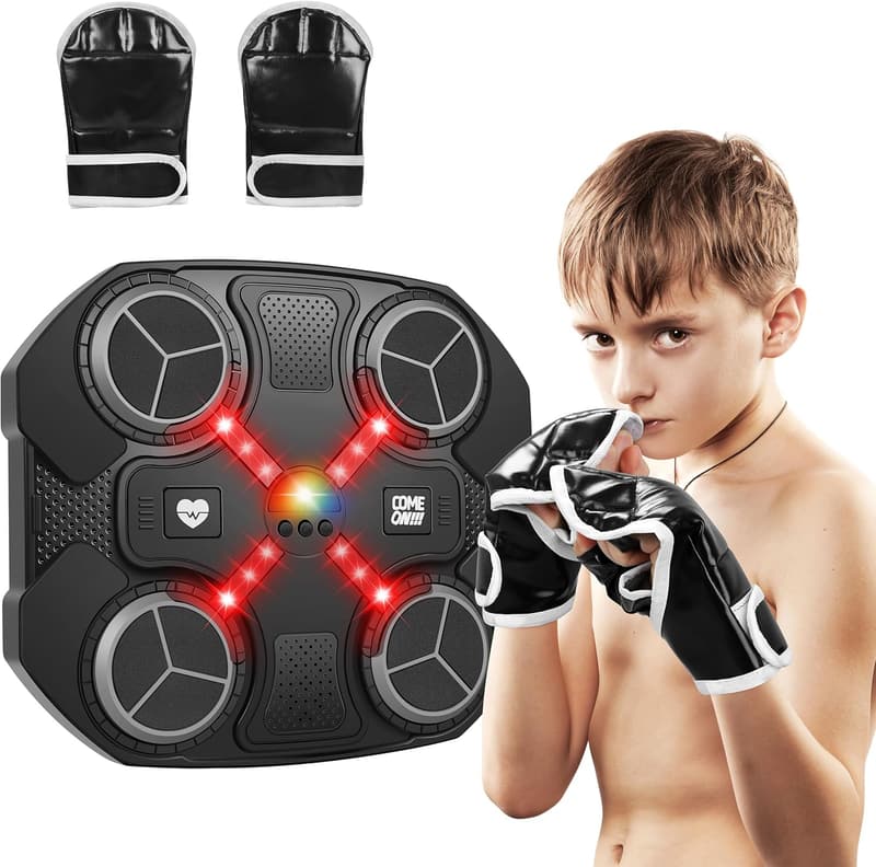 Bluetooth Wall-Mounted Boxing Target Toy for Kids 3+