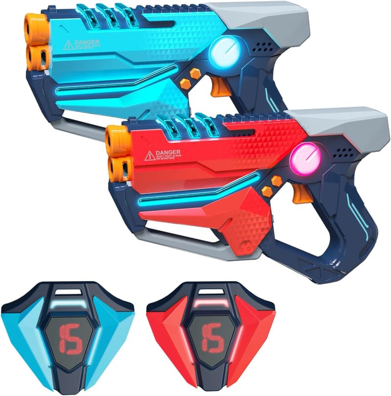 Laser Tag Set for Kids & Teens with LED Vests - Birthday Gift