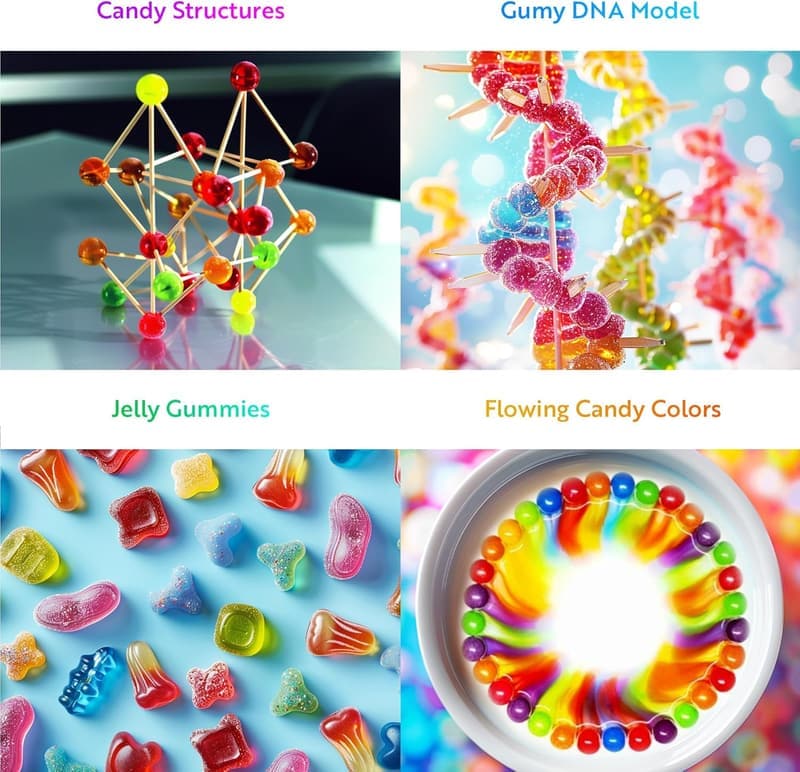 Candy Making Science Kit for Kids Ages 8-12 - 40 Experiments