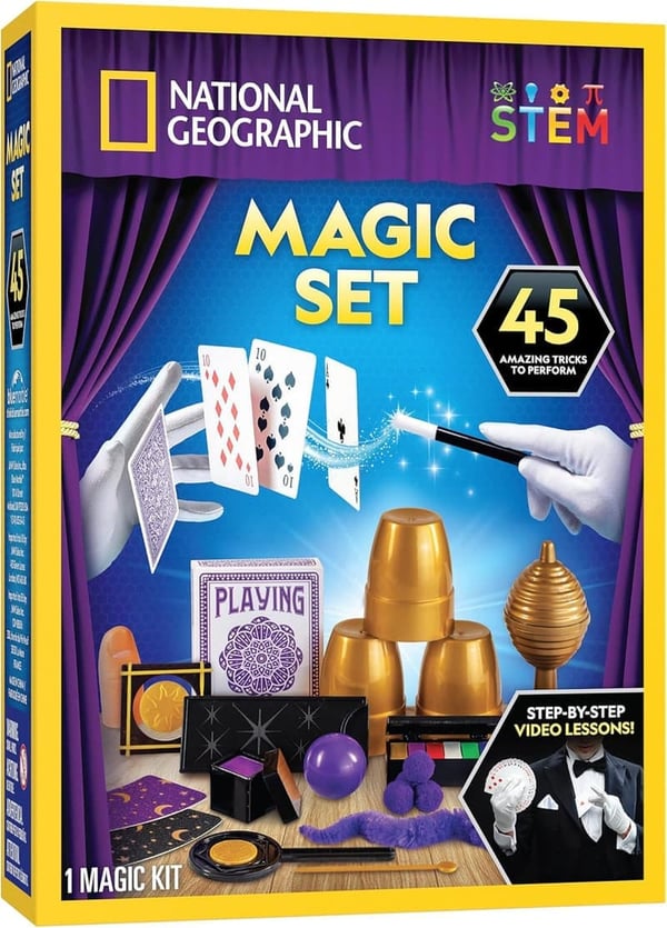 Kids' Magic Set - 45 Tricks with Step-by-Step Video Instructions