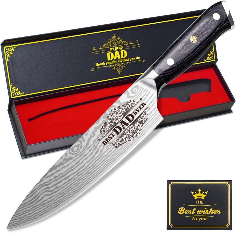 Father's Day Gift: 8-Inch Professional Chef's Knife Set