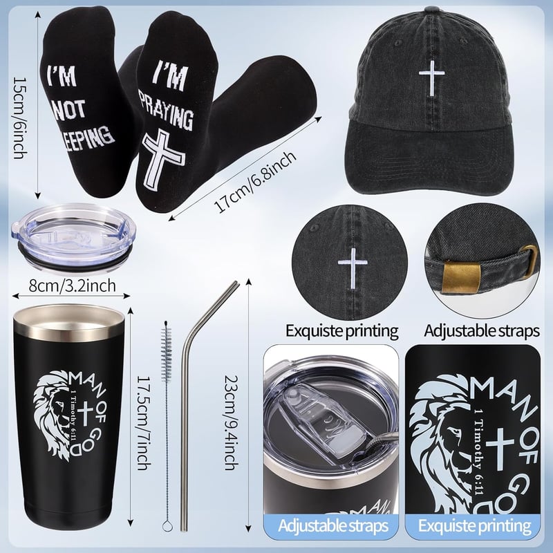 Inspirational Christian Gift Set for Men - Father's Day Box