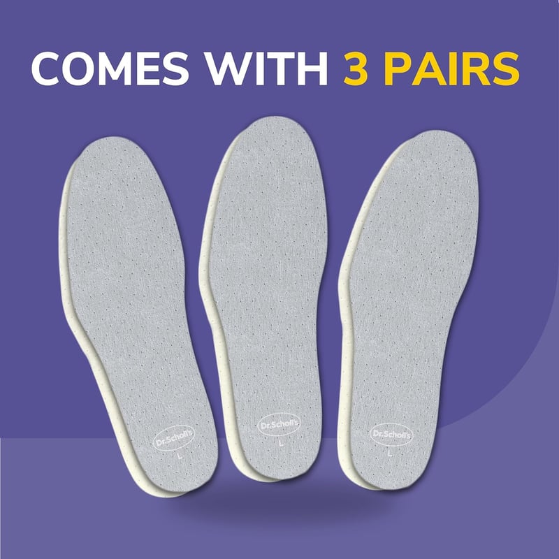 Dr. Scholl's Go Sockless! Cushioning Insoles for Women & Men