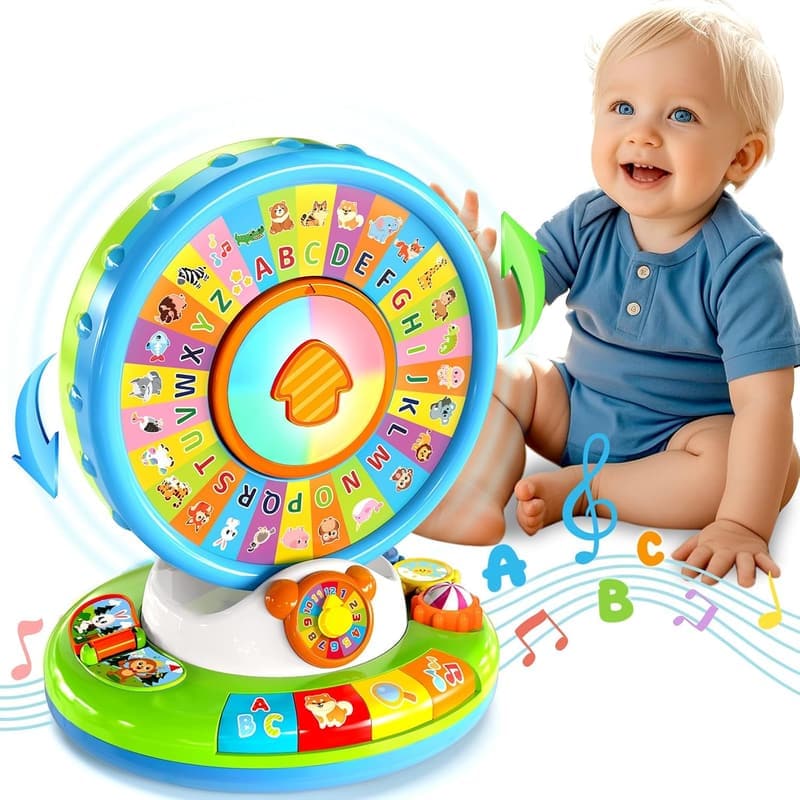 Alphabet Zoo Interactive Learning Toy for Toddlers 1-3 Years