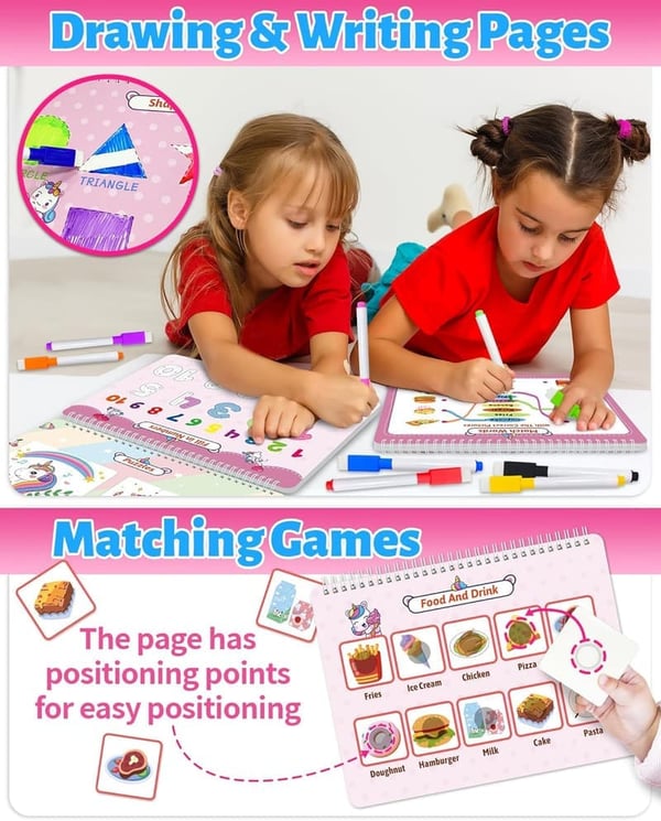 Montessori Busy Book for Toddlers - Learning Activities & Crafts