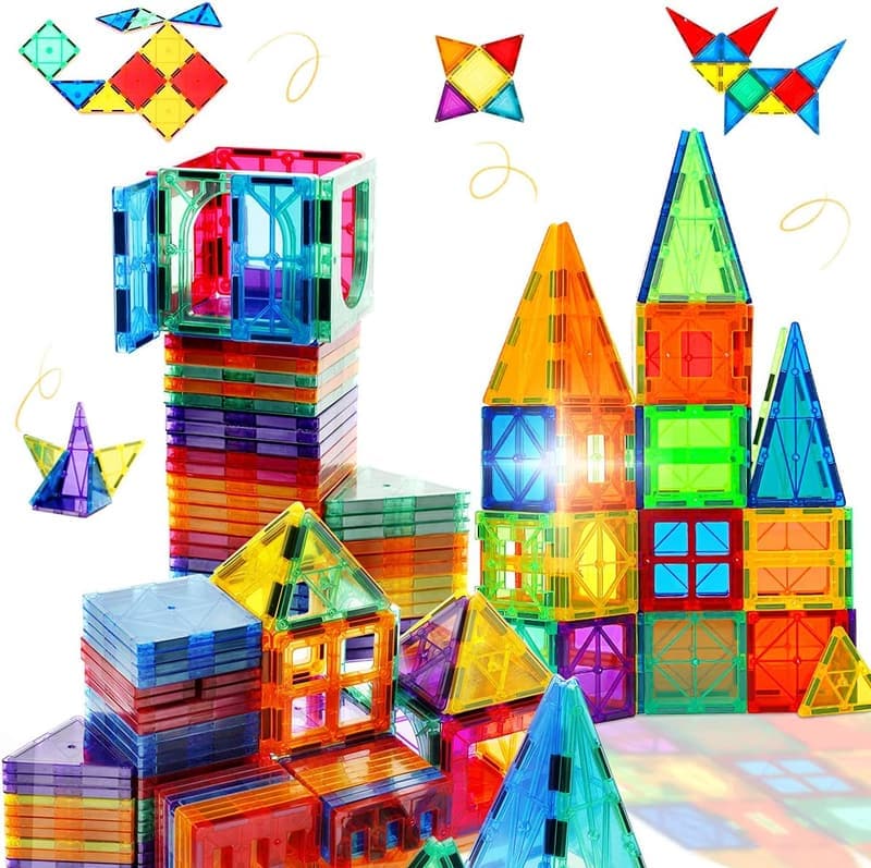 Magnetic Building Blocks - Montessori STEM Toys for Toddlers