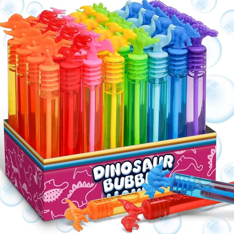 Kids' Birthday Party Bubble Wands - 32 Pack Dinosaur Favors