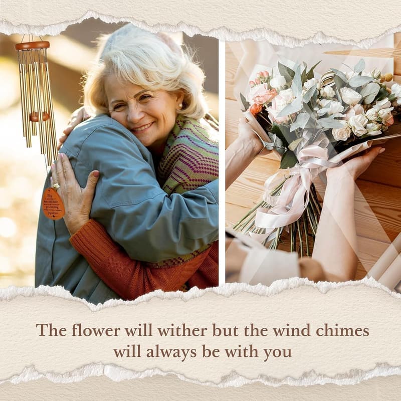 Happy Anniversary Wind Chimes for Couples and Parents