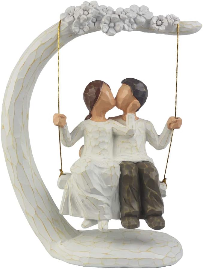 Valentine's Day Hand-Painted Couple Figurine, 9