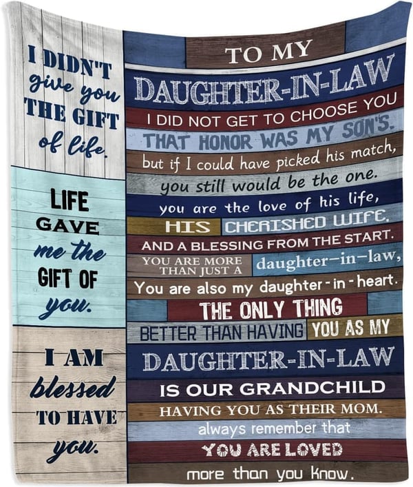 Daughter-in-Law Gift Blanket - Mother's Day, 60
