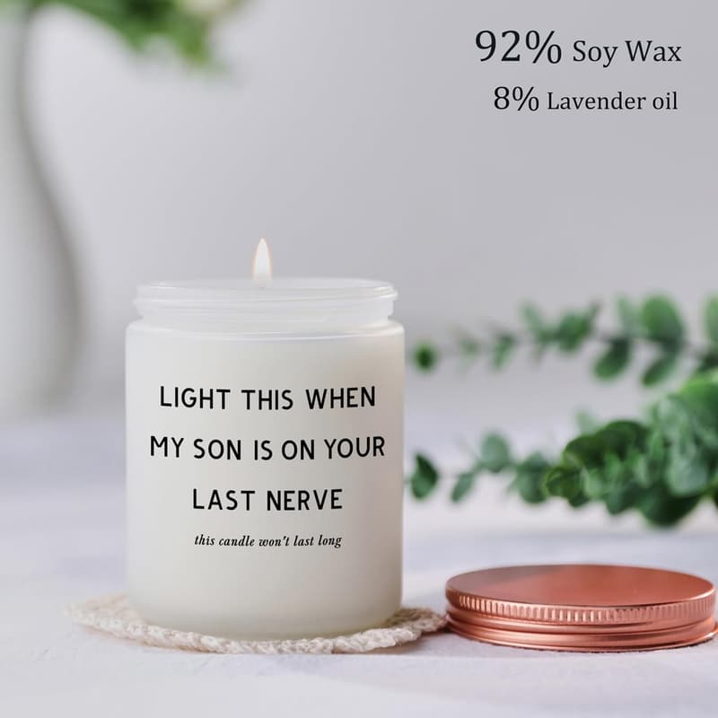 Funny Adult Candle Gift for Daughter-in-Law's Birthday