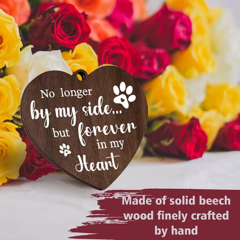 Dog Memorial Picture Frame - Rotating 4x6 Photo Display