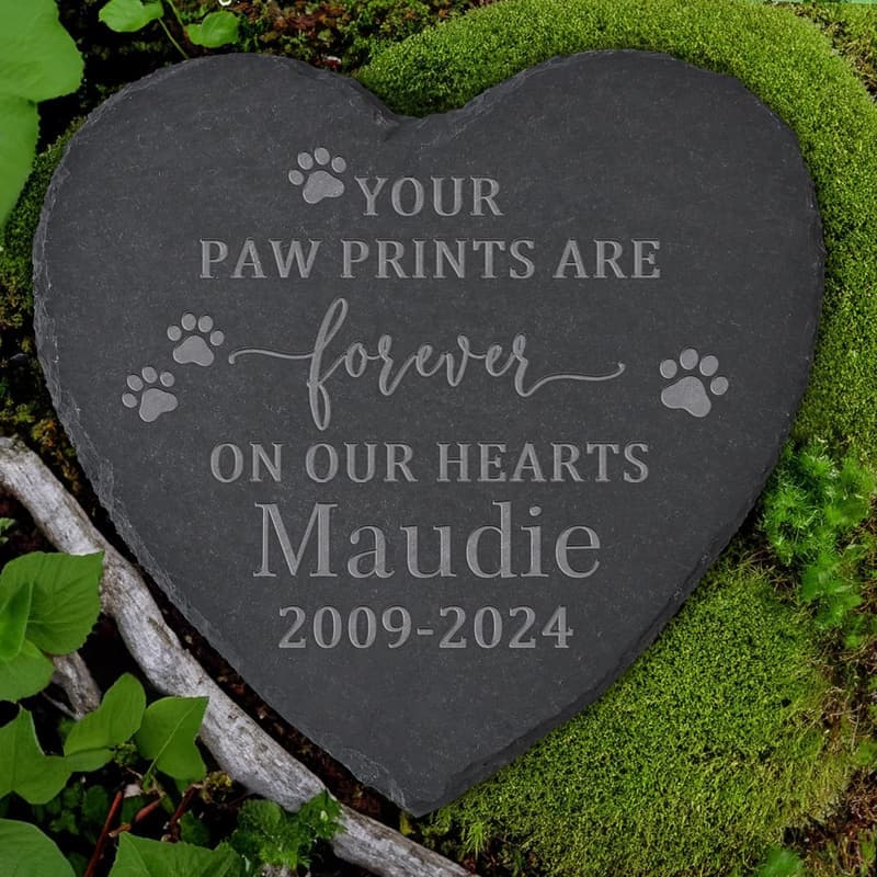 Pet Memorial Stone - Personalized Sympathy Gift for Dog Loss